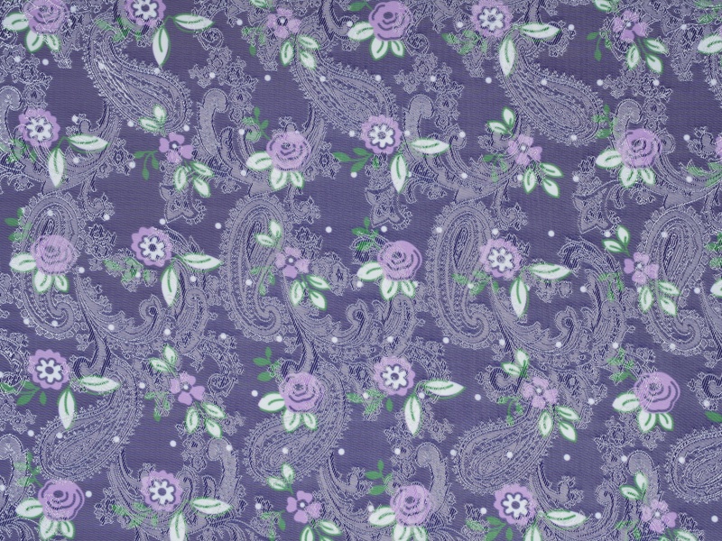 Poliestr-vellose Jacquard wydrukowana tkanina